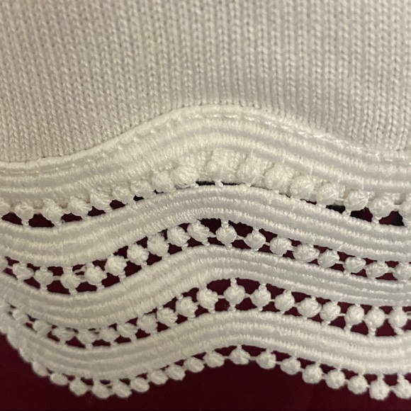 Calvin Klein Ivory Open-Front Sweater - Picture 3 of 4